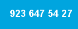 923 647 54 27 923 647 54 27